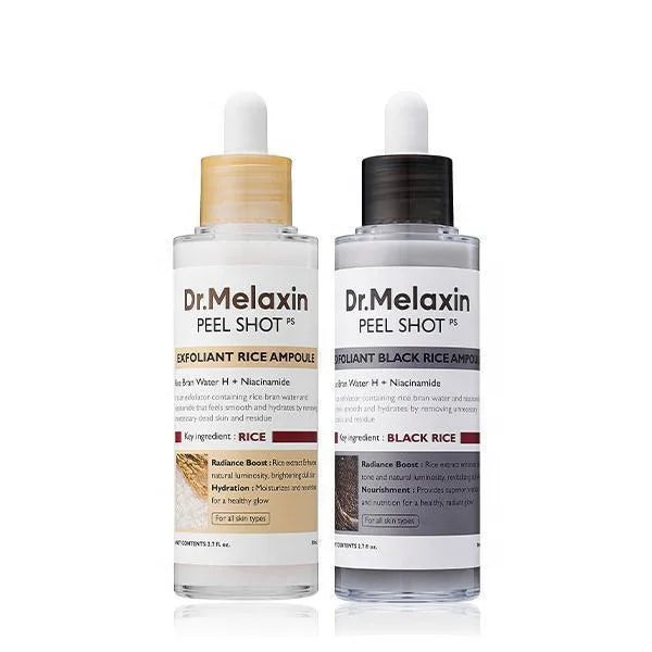 Dr.Melaxin Peel Shot™ Exfoliant Rice & Black Rice Ampoule
