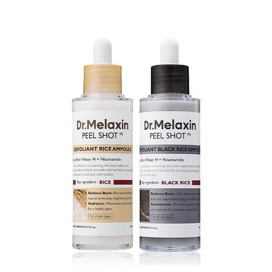 Dr.Melaxin Peel Shot™ Exfoliant Rice & Black Rice Ampoule