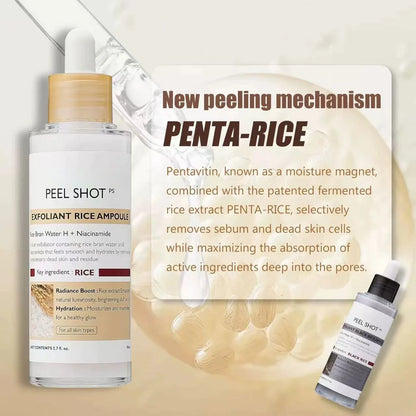 Dr.Melaxin Peel Shot™ Exfoliant Rice & Black Rice Ampoule